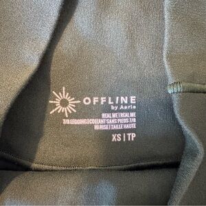 OFFLINE by Aerie Real Me High-Waisted Crossover 7/8 Legging - Size XS